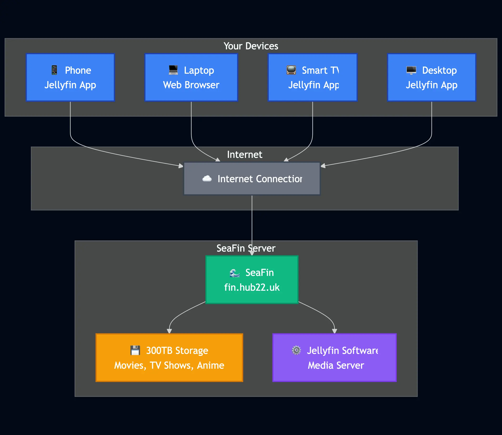 Jellyfin architecture diagram
