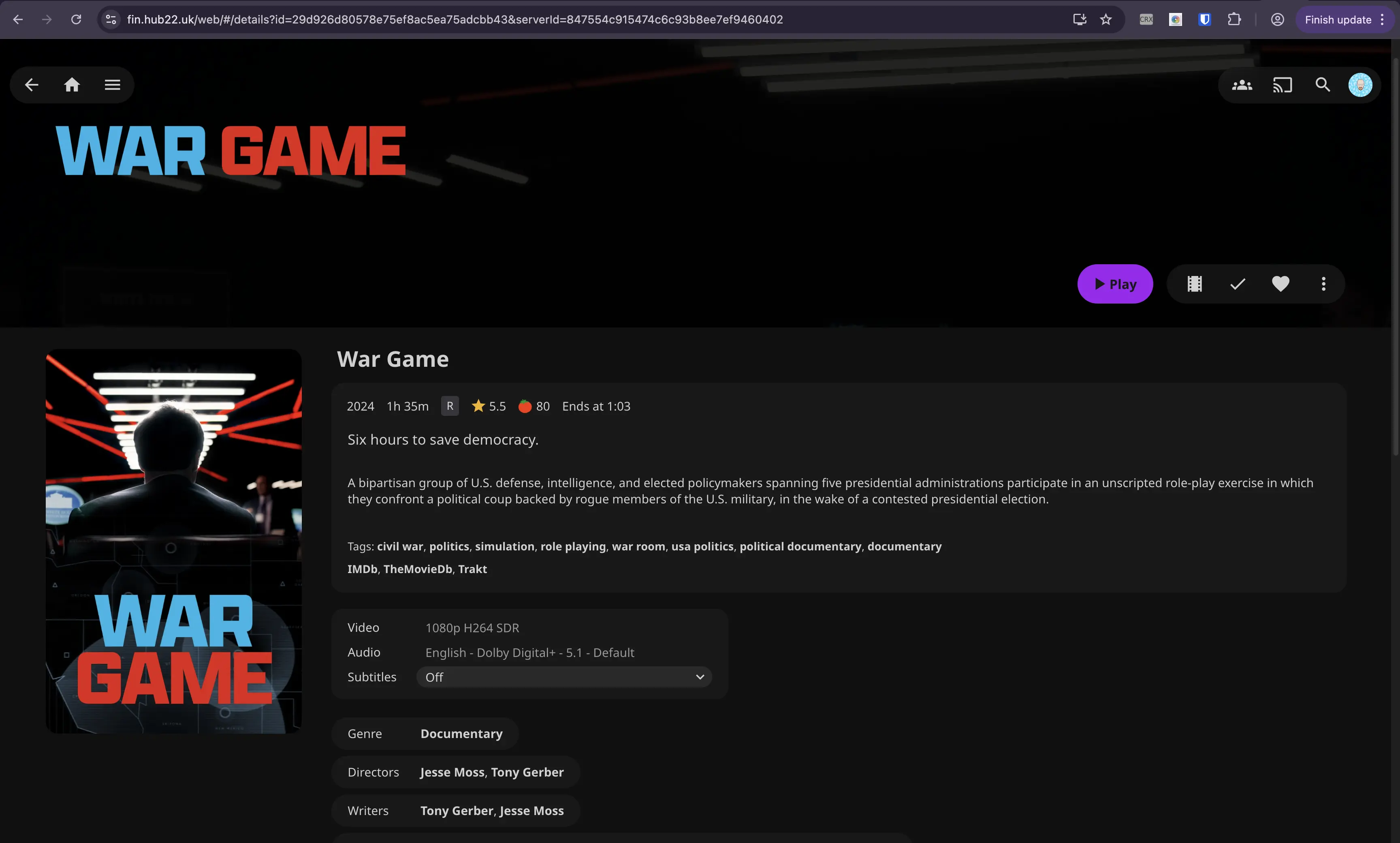 Content Details Page